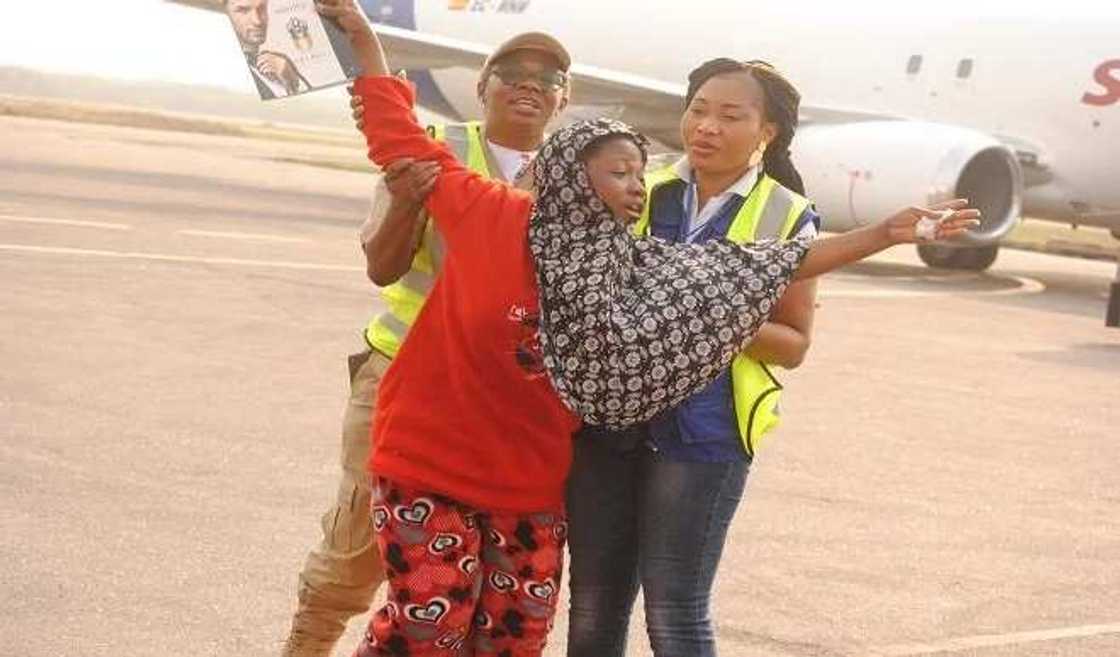 Nigerians deported from Libya arrive Lagos airport Nigerians deported from Libya arrive Lagos airport