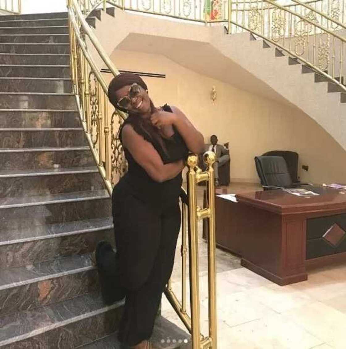 Azuka in government house Azuka in government house