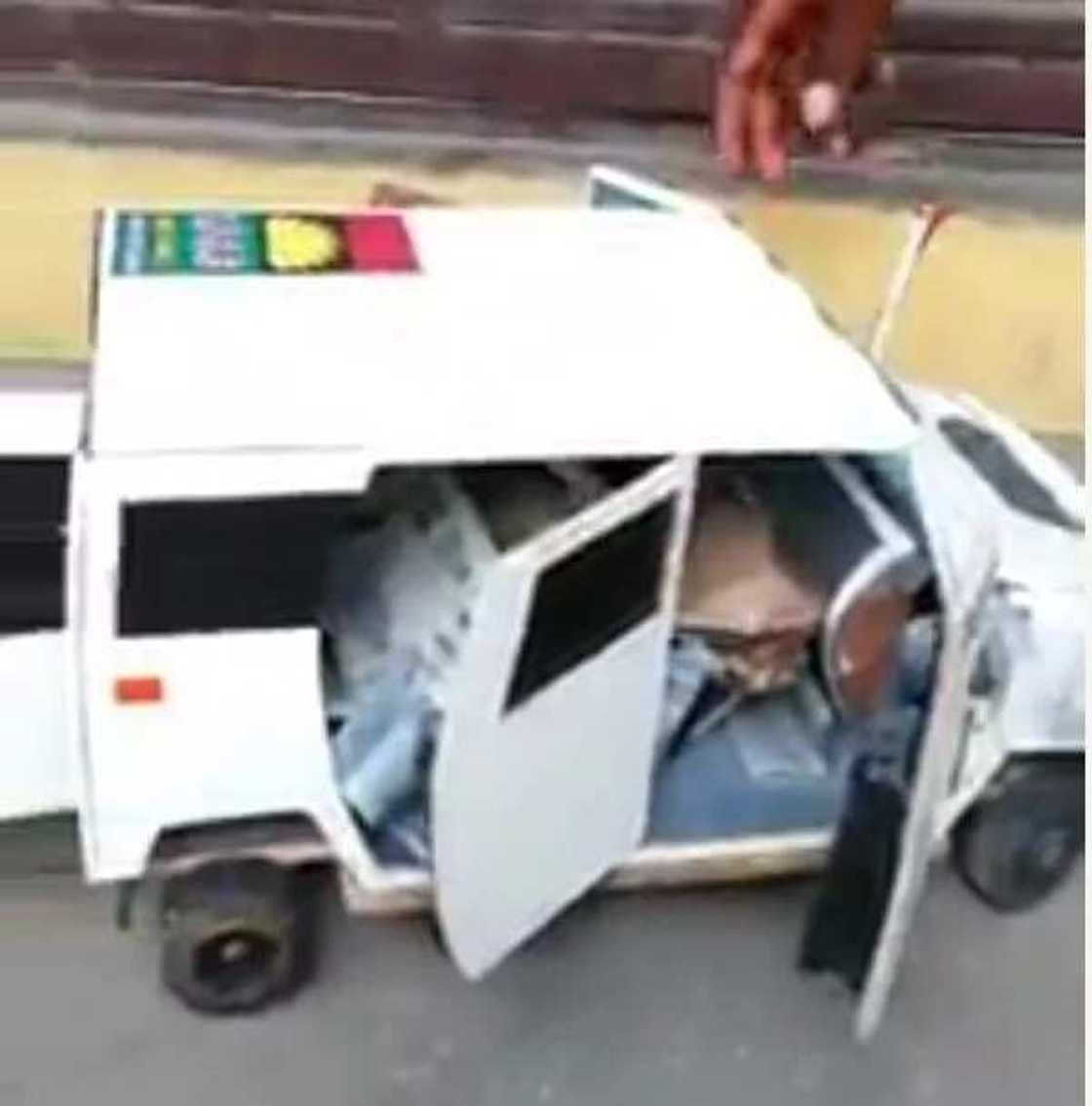 Young Igbo boy manufactures 'Biafra wonder car' (photos) Young Igbo boy manufactures 'Biafra wonder car' (photos)