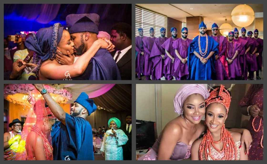 Stunning Banky W wedding photos