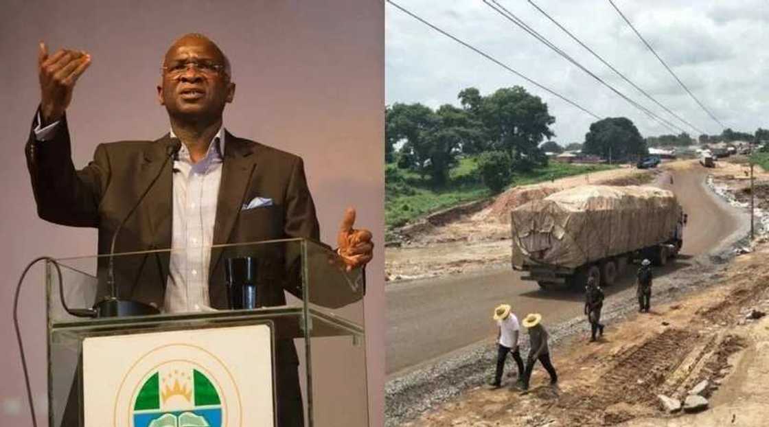 An biya duka ‘yan kwangilan dake aikin akan hanyoyin gwamnatin tarayya kudaden su – Fashola An biya duka ‘yan kwangilan dake aikin akan hanyoyin gwamnatin tarayya kudaden su – Fashola