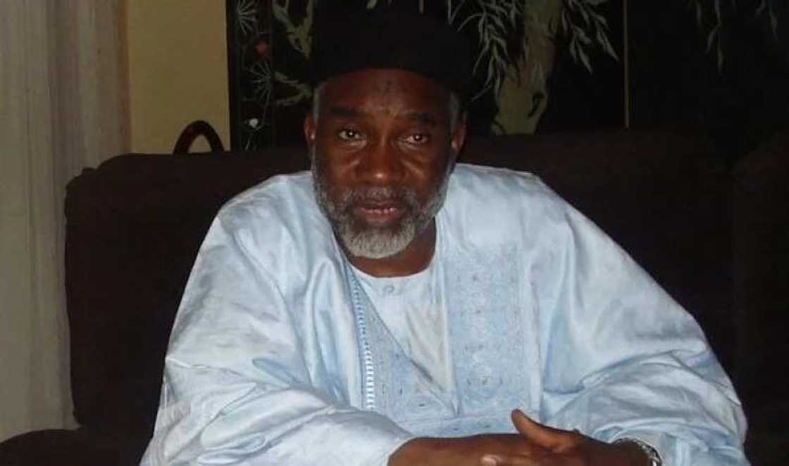 Murtala Nyako speaking in Adamawa