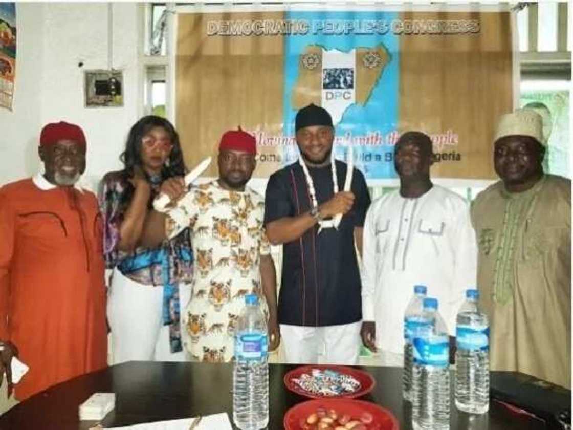 Nollywood actor Yul Edochie, picks Anambra governorship nomination form (photos)