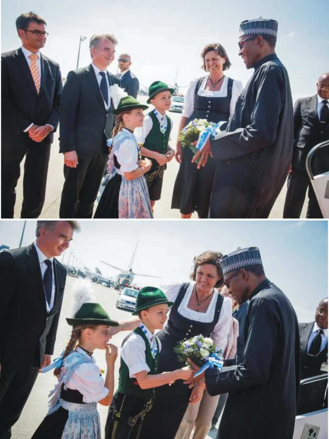 Muhammadu Buhari Arrives Germany Ahead Of G7 Summit Muhammadu Buhari Arrives Germany Ahead Of G7 Summit