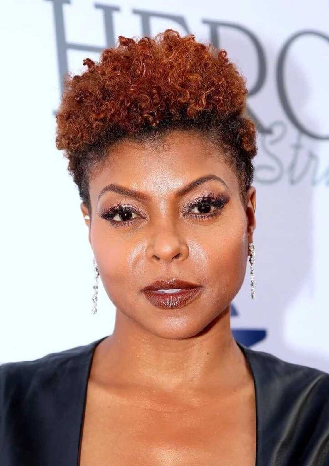 Short copper natural hairstyle Short copper natural hairstyle