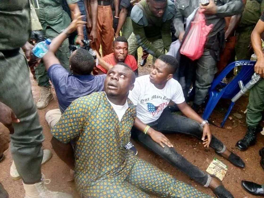 Hoodlums arrested at Ekiti APC primary (photo) Hoodlums arrested at Ekiti APC primary (photo)