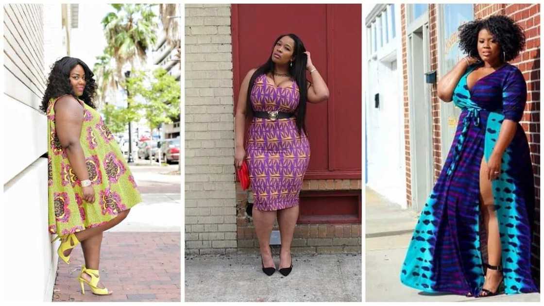 Ankara dresses for plus size ladies Legit.ng