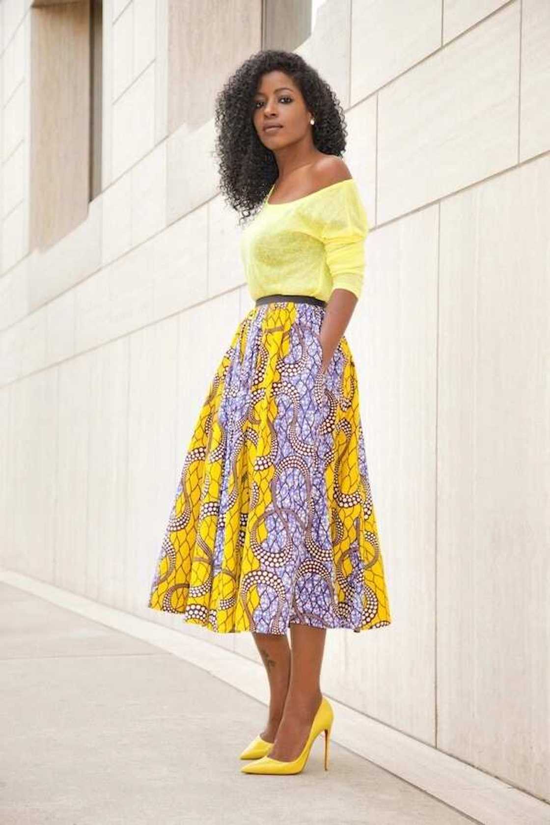 Ankara flared skirt and top Ankara flared skirt and top
