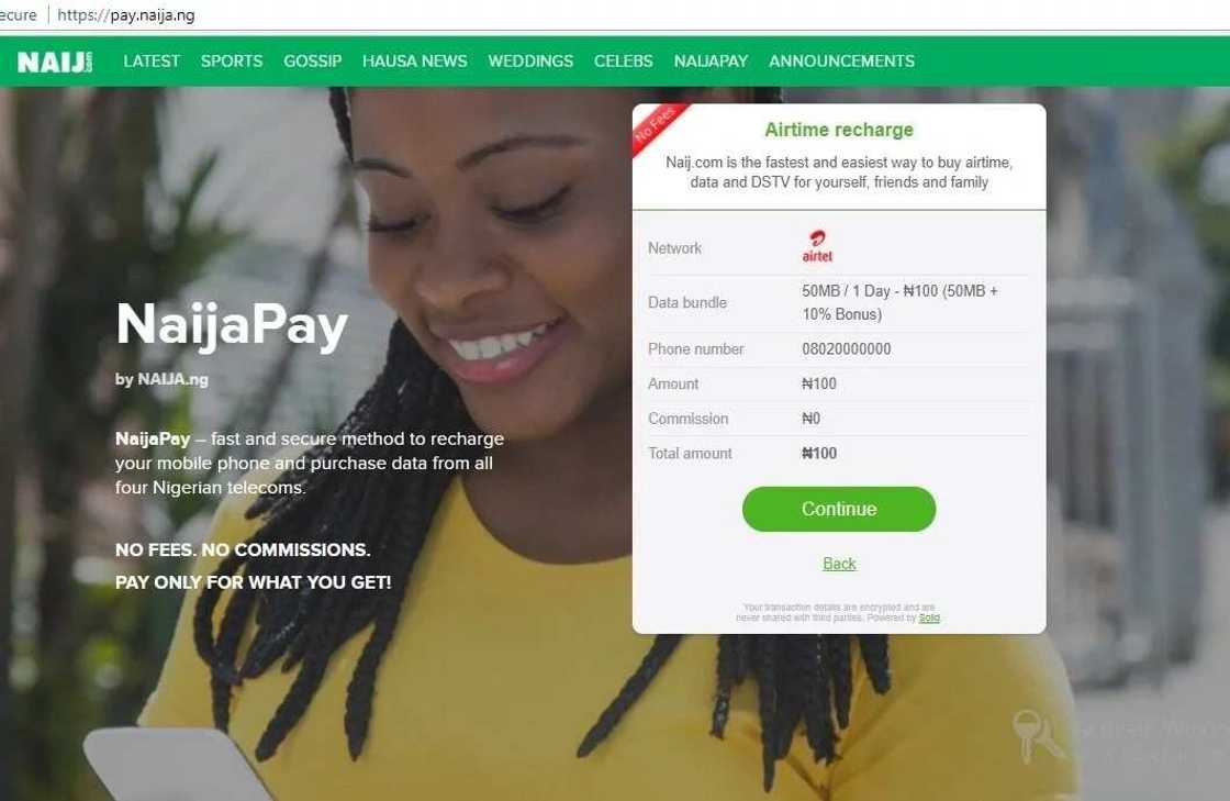 Legit.ng launches Naija Pay - The most convenient way to buy airtime and data!