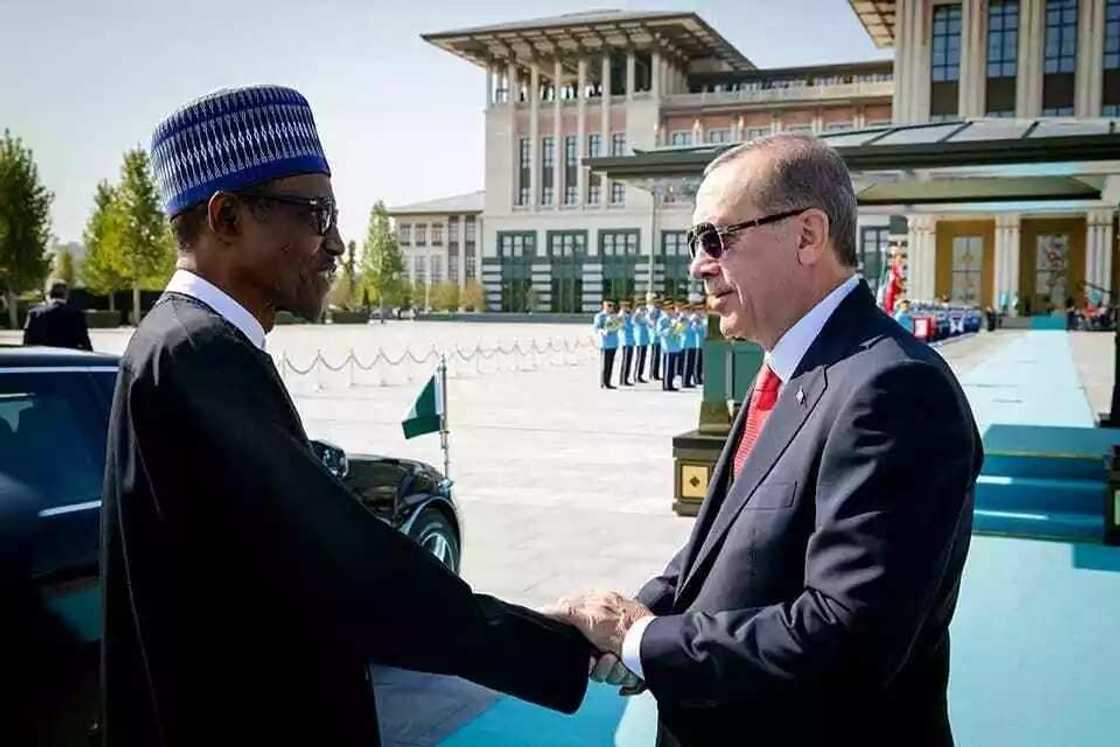 Buhari ya ziyarci kabarin wanda ya kafa kasar Turkiyya, ya kuma gana da Erdogan (hotuna)