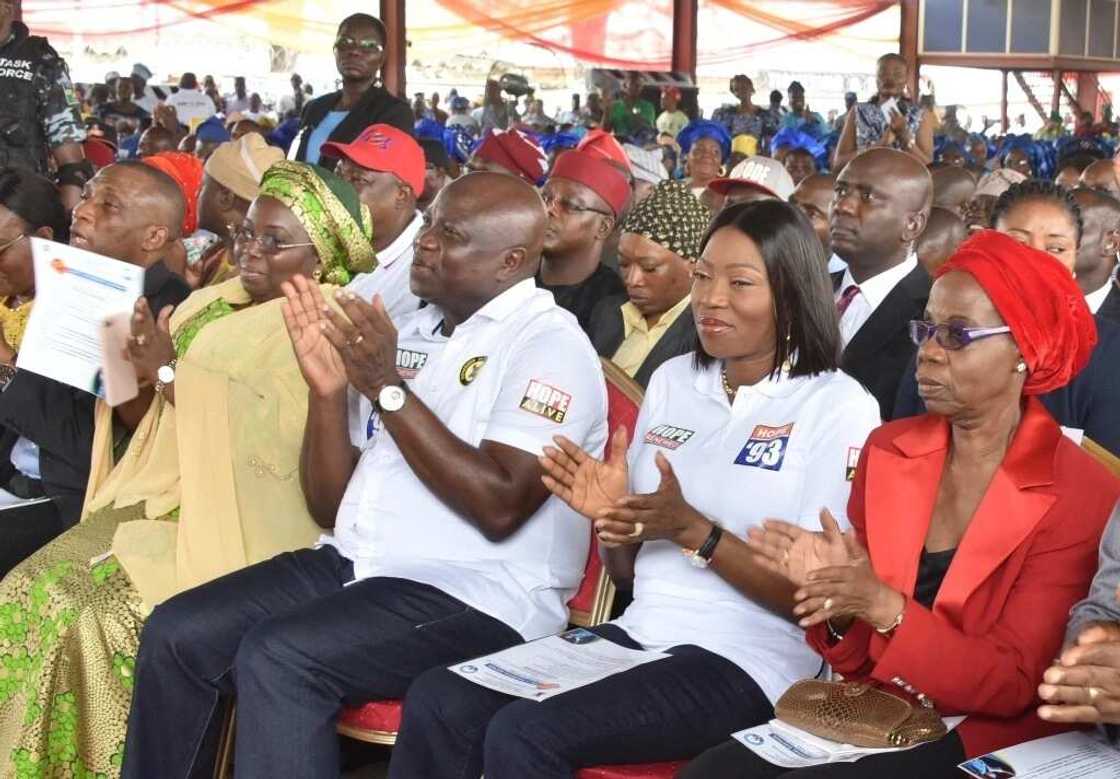 Ambode, government officials and guests at the event. Credit: Lagos Press Ambode, government officials and guests at the event. Credit: Lagos Press
