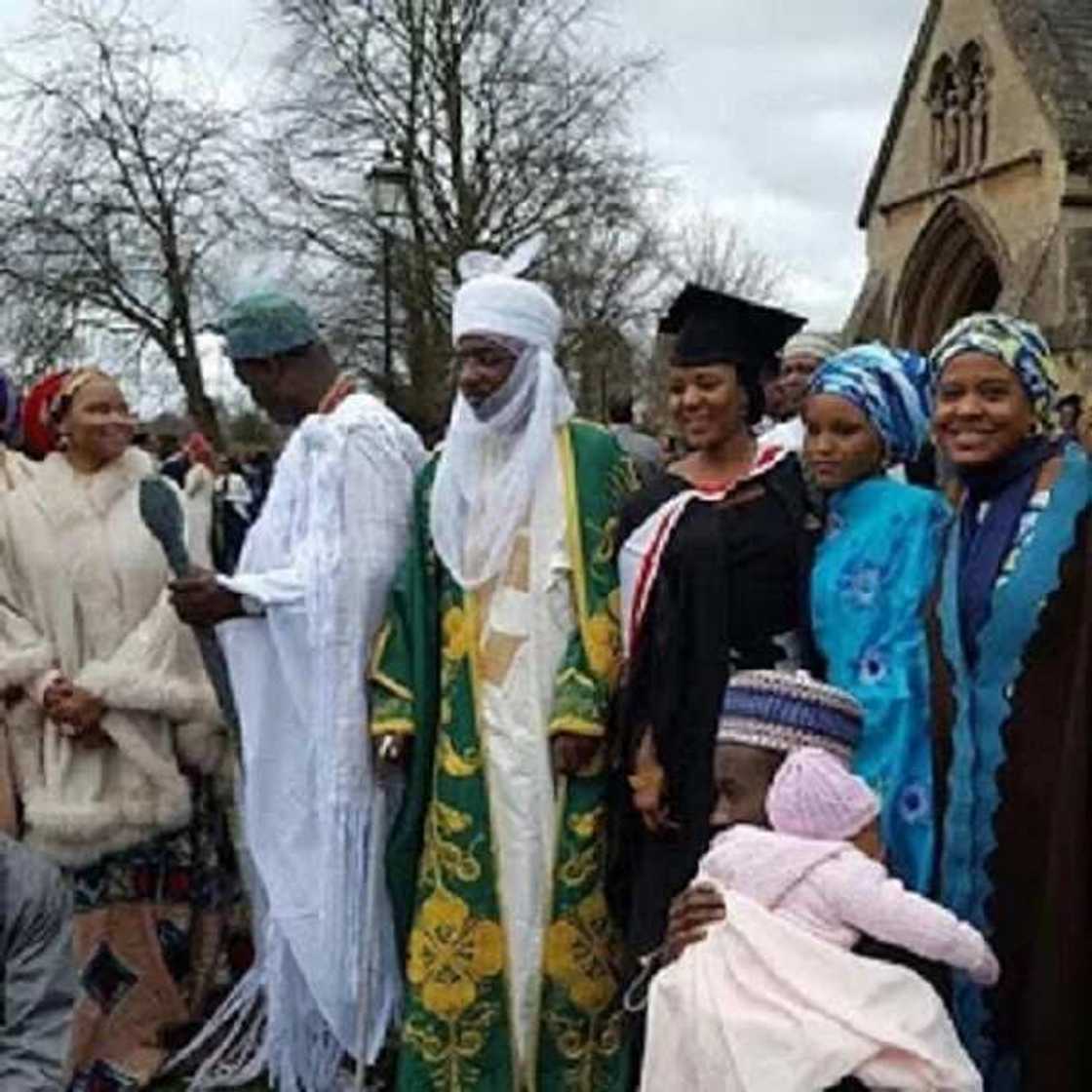 Amaryar sarkin Kano ta halarci taron kammala karatu na yar mijinta a Landan (HOTUNA)