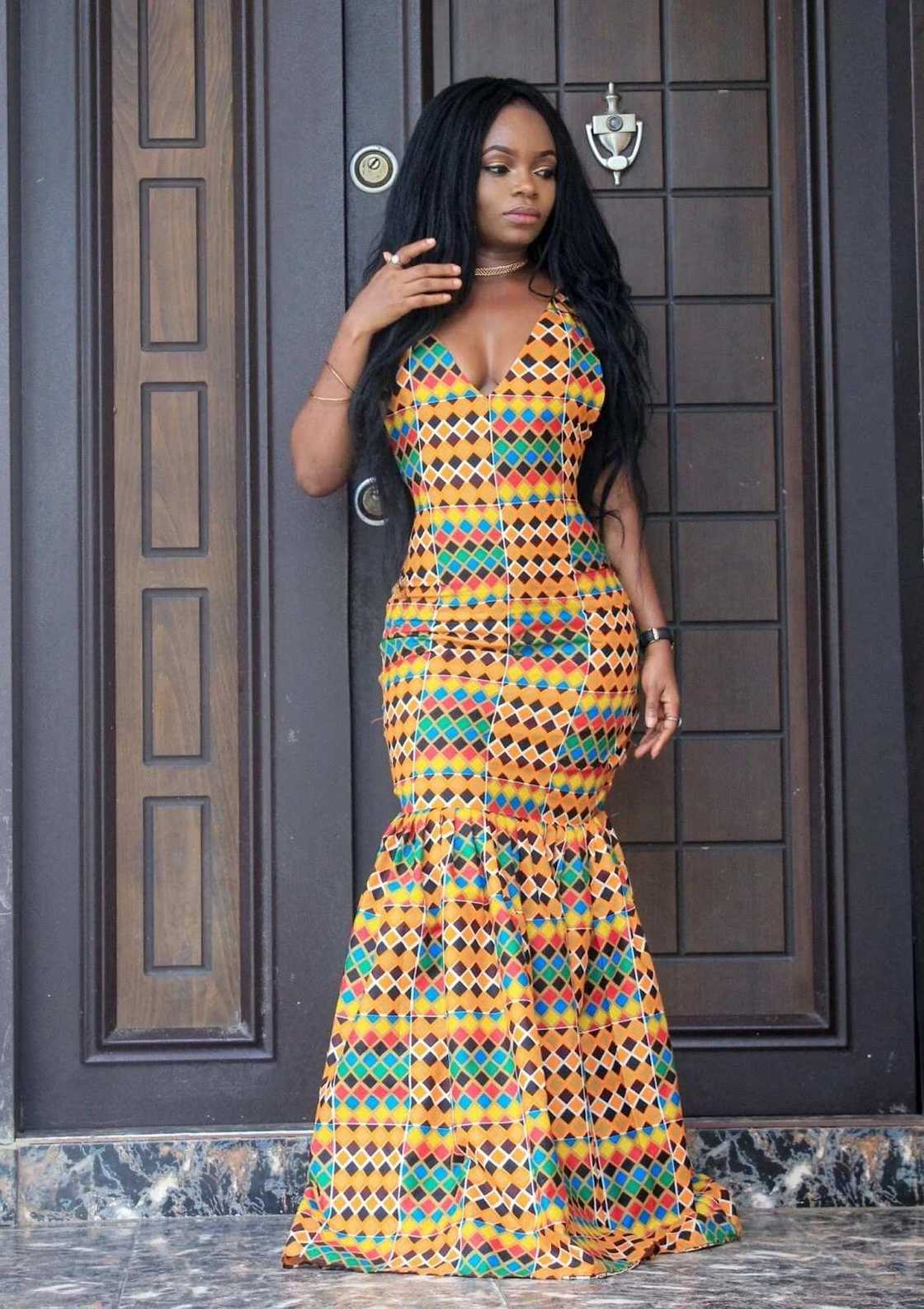 Ankara evening mermaid gown Ankara evening mermaid gown