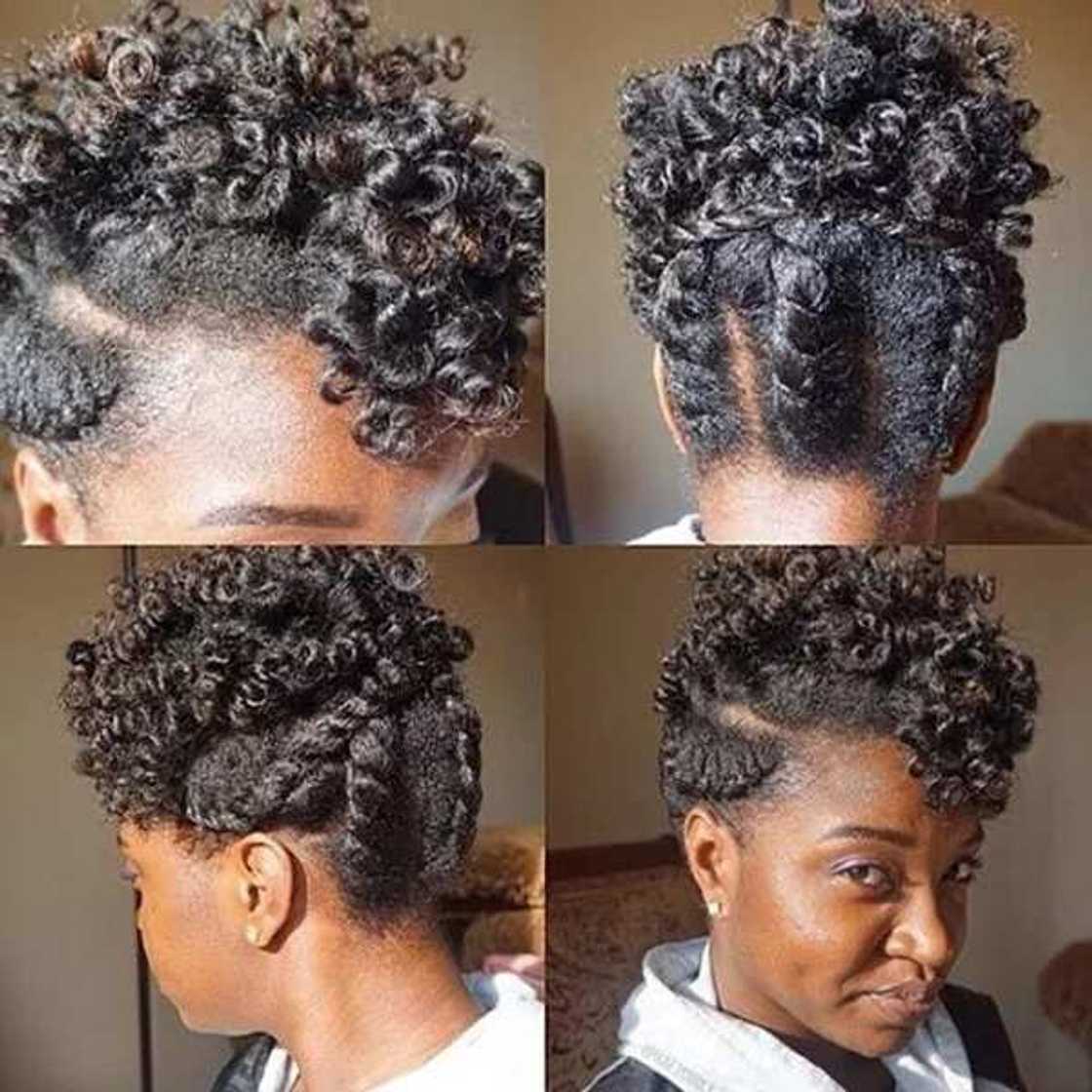 Twisted updo