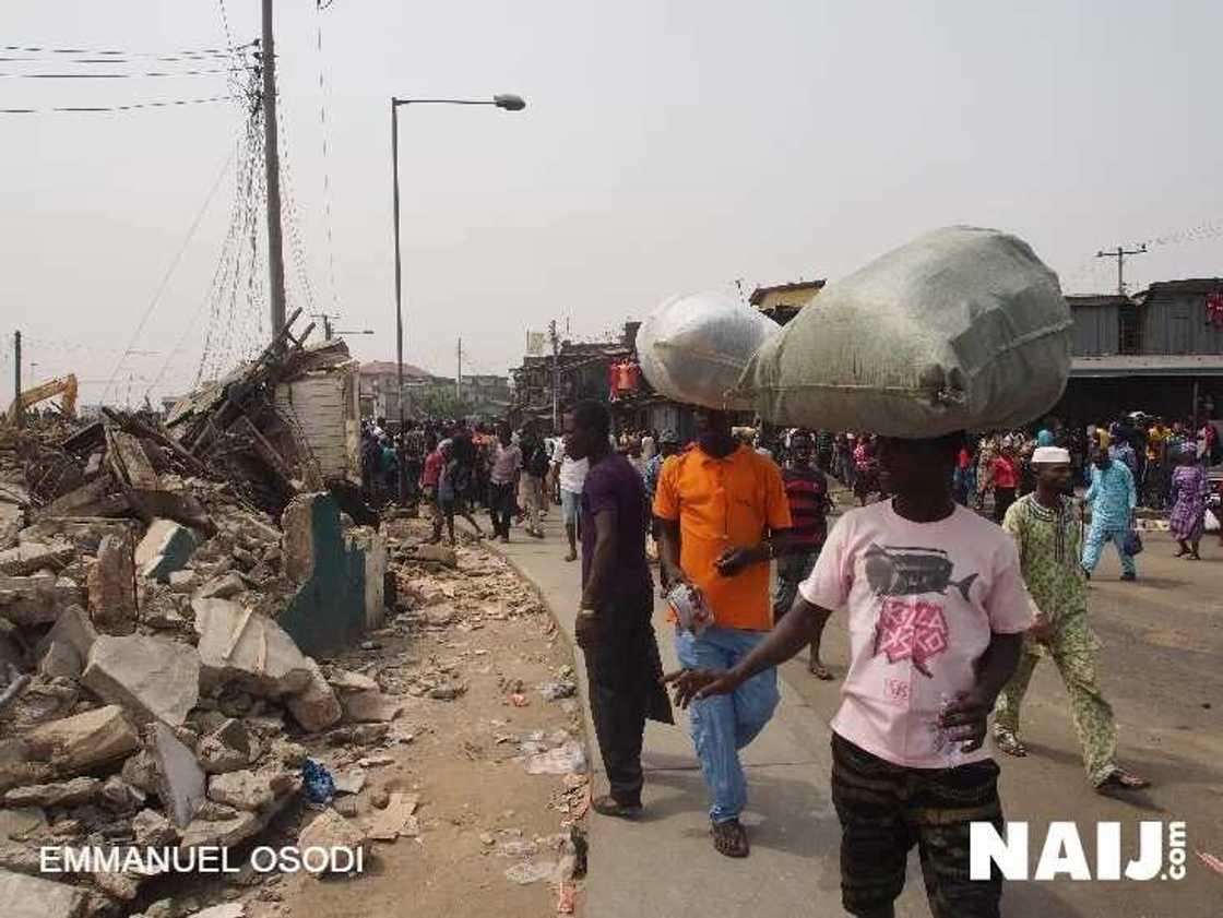 Owonifari Market In Oshodi Reduced To Rubbles