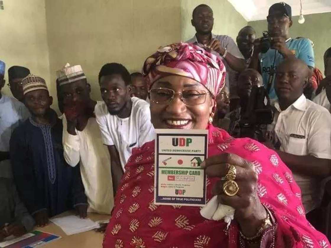 Zaben cikin gida: Mama Taraba ta lashe takarar kujerar gwamna a UDP