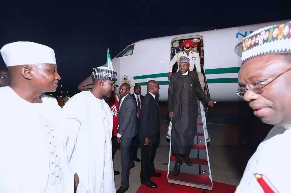 Yanzu-Yanzu: Shugaba Buhari ya dawo gida Najeriya