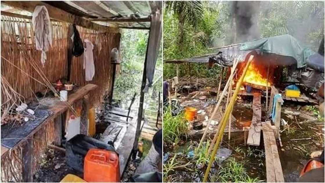 Sojojin Najeriya sun yi artabu da tsagerun Neja Delta, sun ƙwata Makamai (Hotuna) Sojojin Najeriya sun yi artabu da tsagerun Neja Delta, sun ƙwata Makamai (Hotuna)