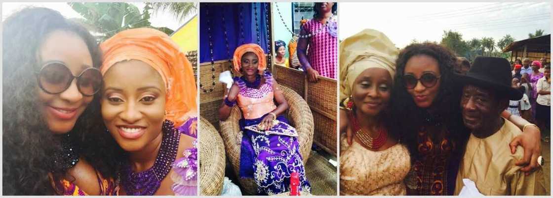 Ini Edo's sister wedding