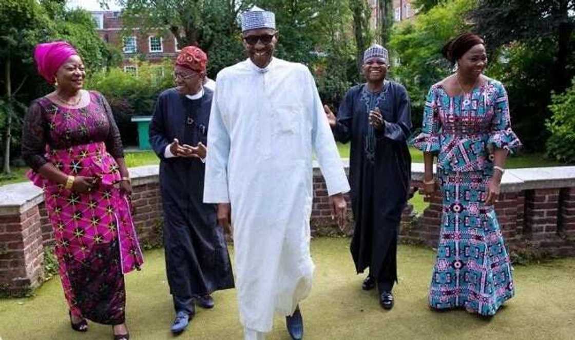 May God reward those praying for me - Buhari says in London