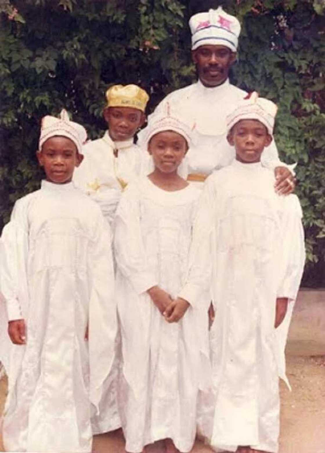 Collins Enebeli and his family Collins Enebeli and his family