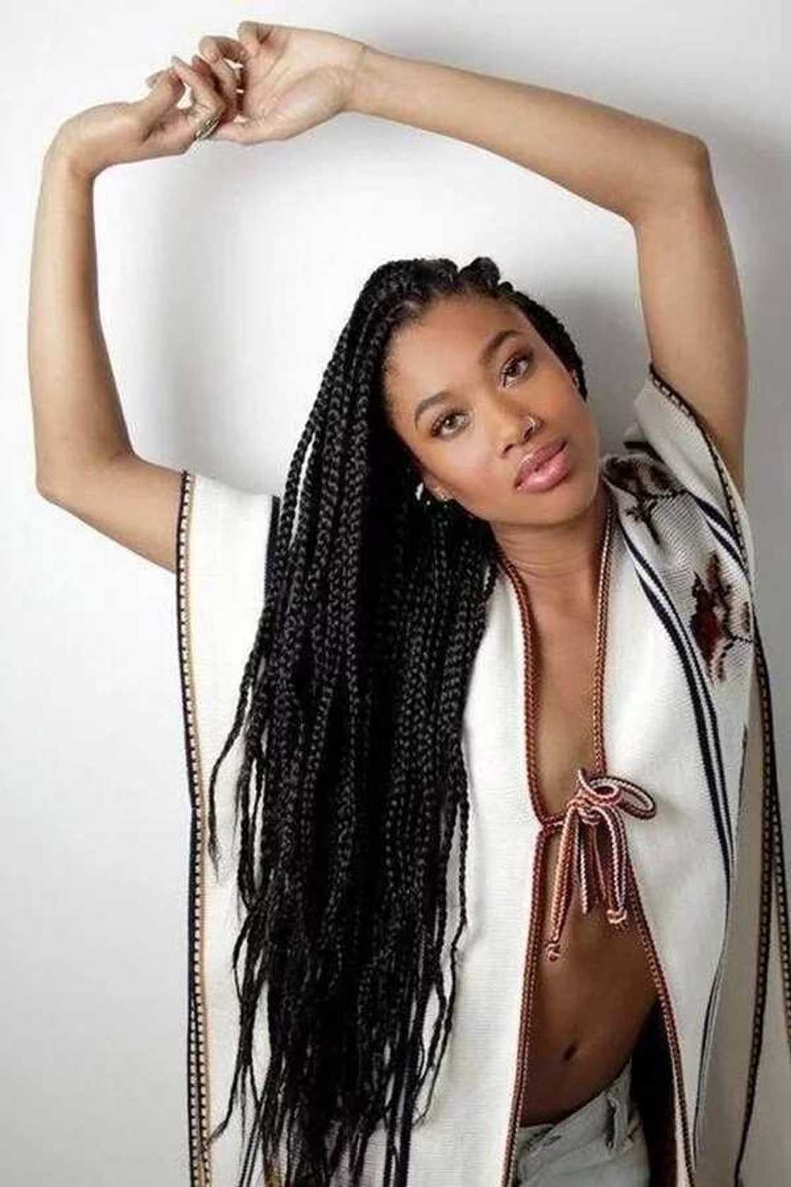 Long side braids Long side braids