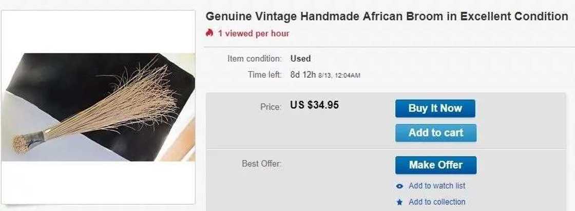 Checkout broom put up for sale at N13,000 Checkout broom put up for sale at N13,000