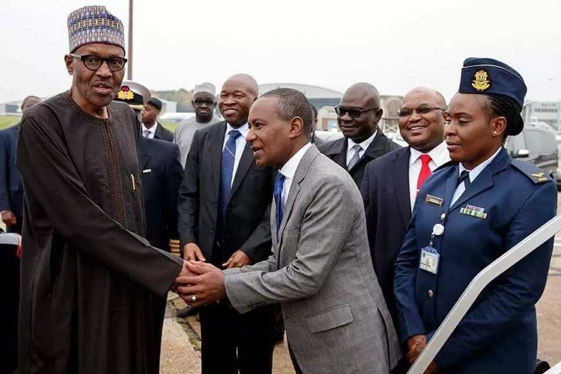 President Buhari returns from London as promised by Femi Adesina