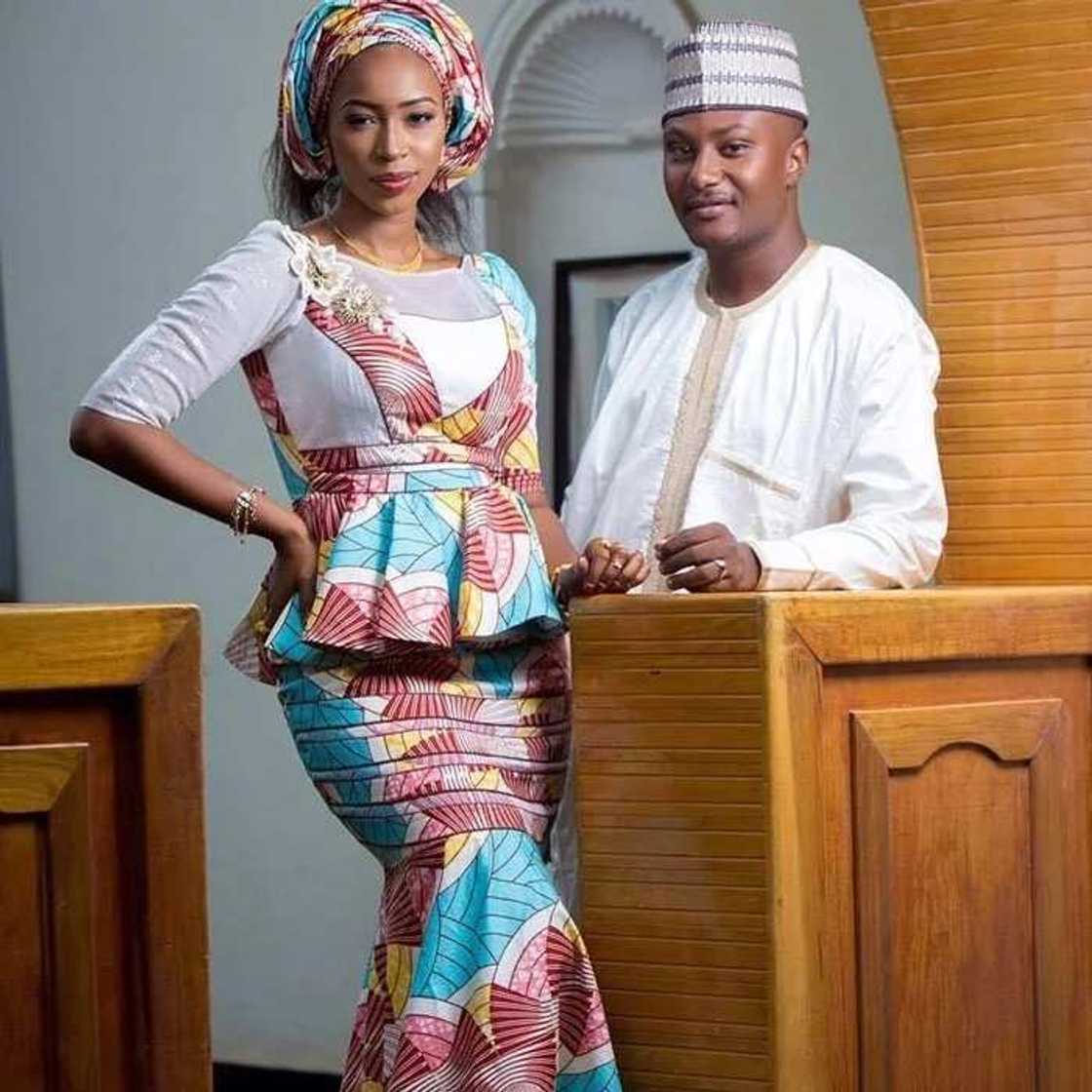 Hausa lady and man Hausa lady and man
