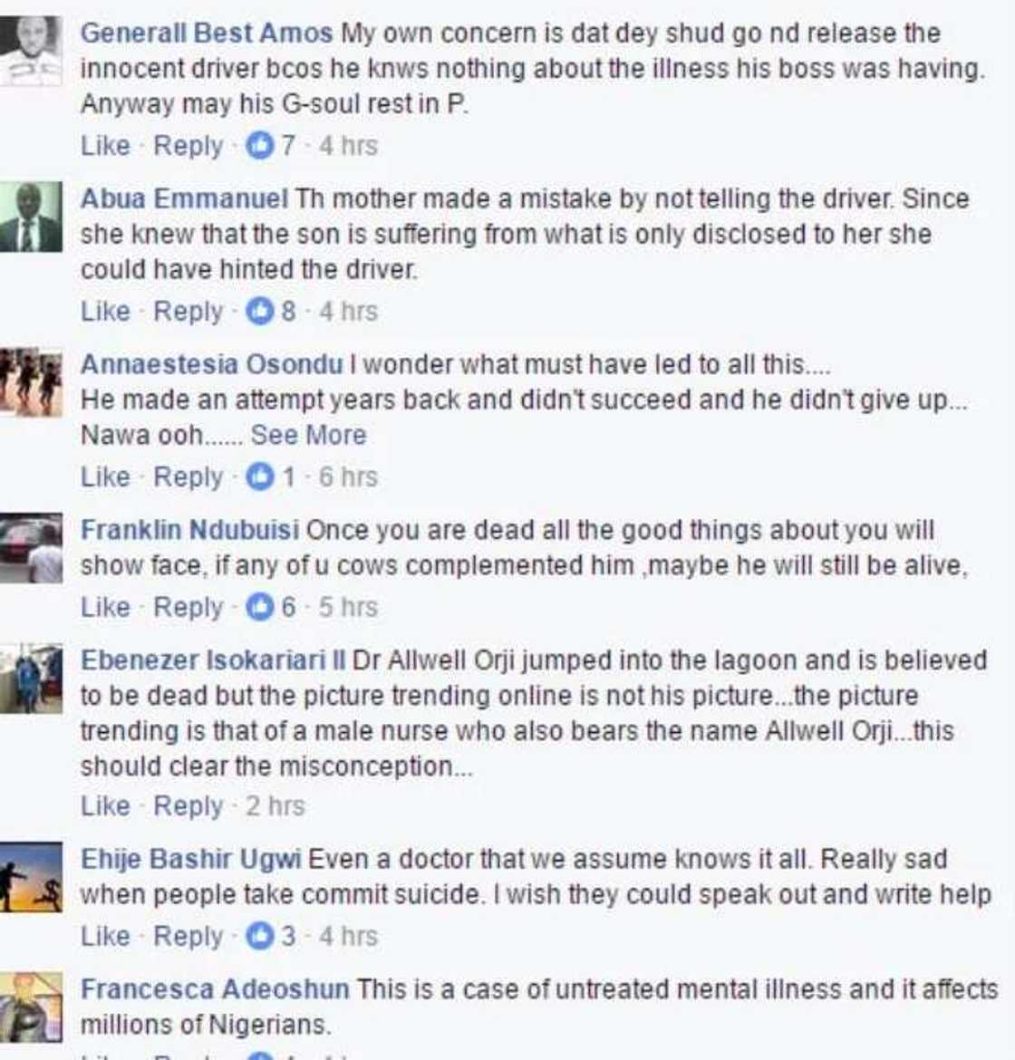 Late Dr Orji first attempted killing himself 4 years ago - Witneses Late Dr Orji first attempted killing himself 4 years ago - Witneses