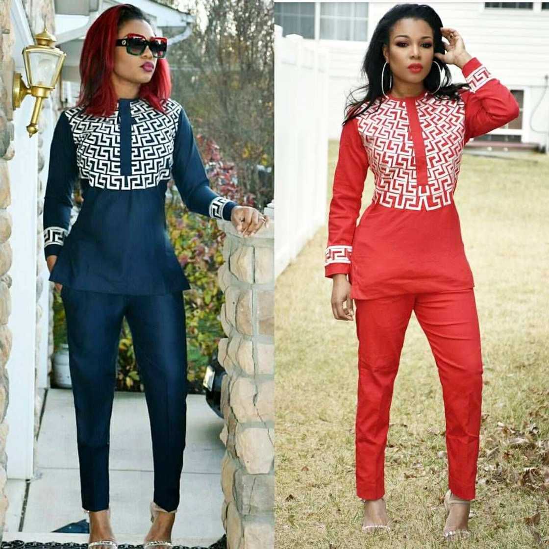 Buba and sokoto designs for ladies Buba and sokoto designs for ladies