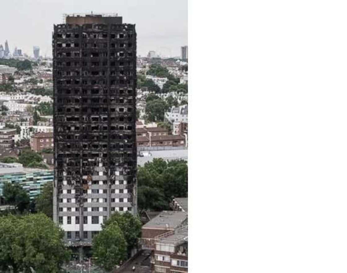 How Nigerian man Oluwaseun Talabi miraculously escapes death in a burning skyscraper (photos) How Nigerian man Oluwaseun Talabi miraculously escapes death in a burning skyscraper (photos)