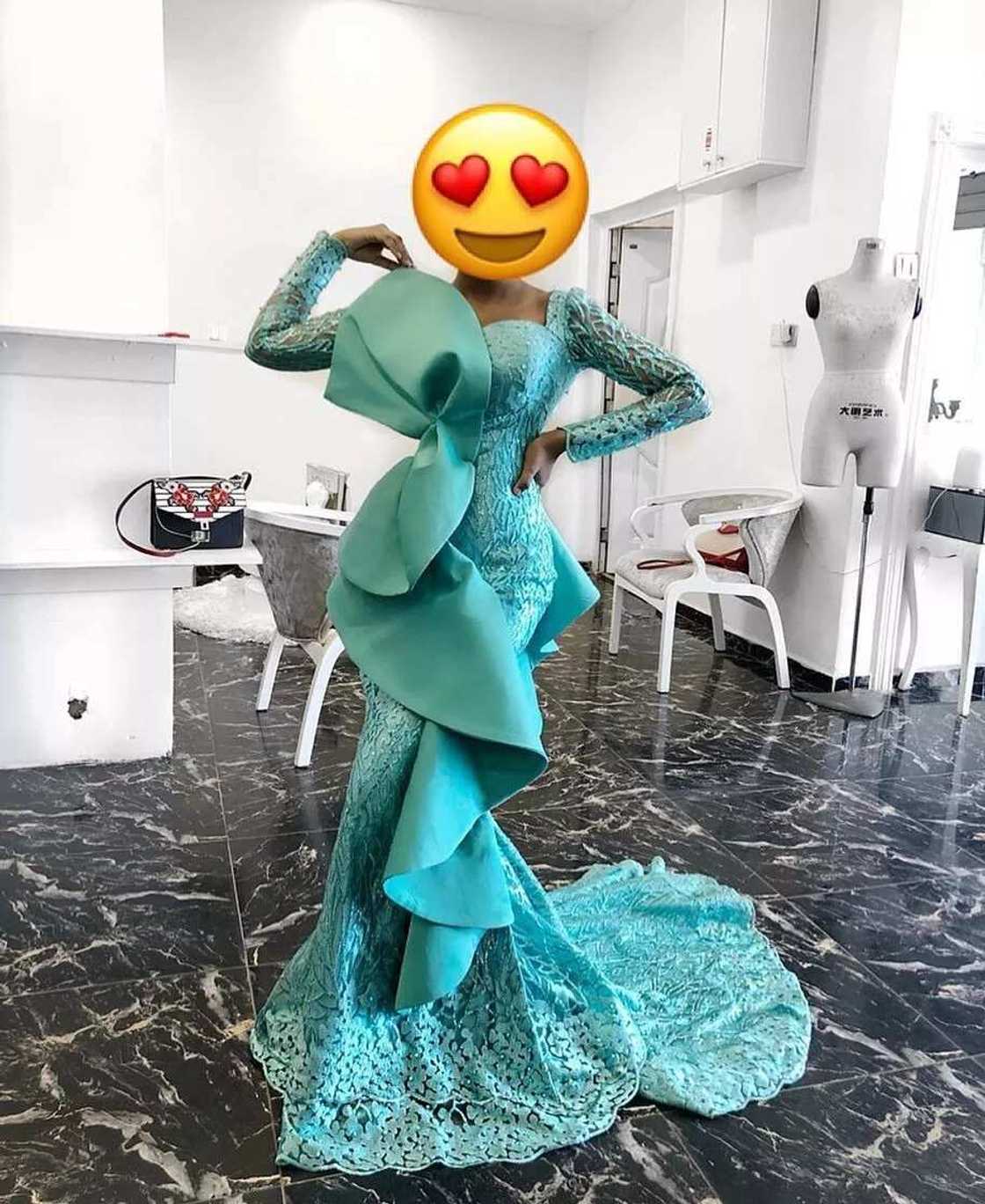 Mint green Aso Ebi 5 Mint green Aso Ebi 5