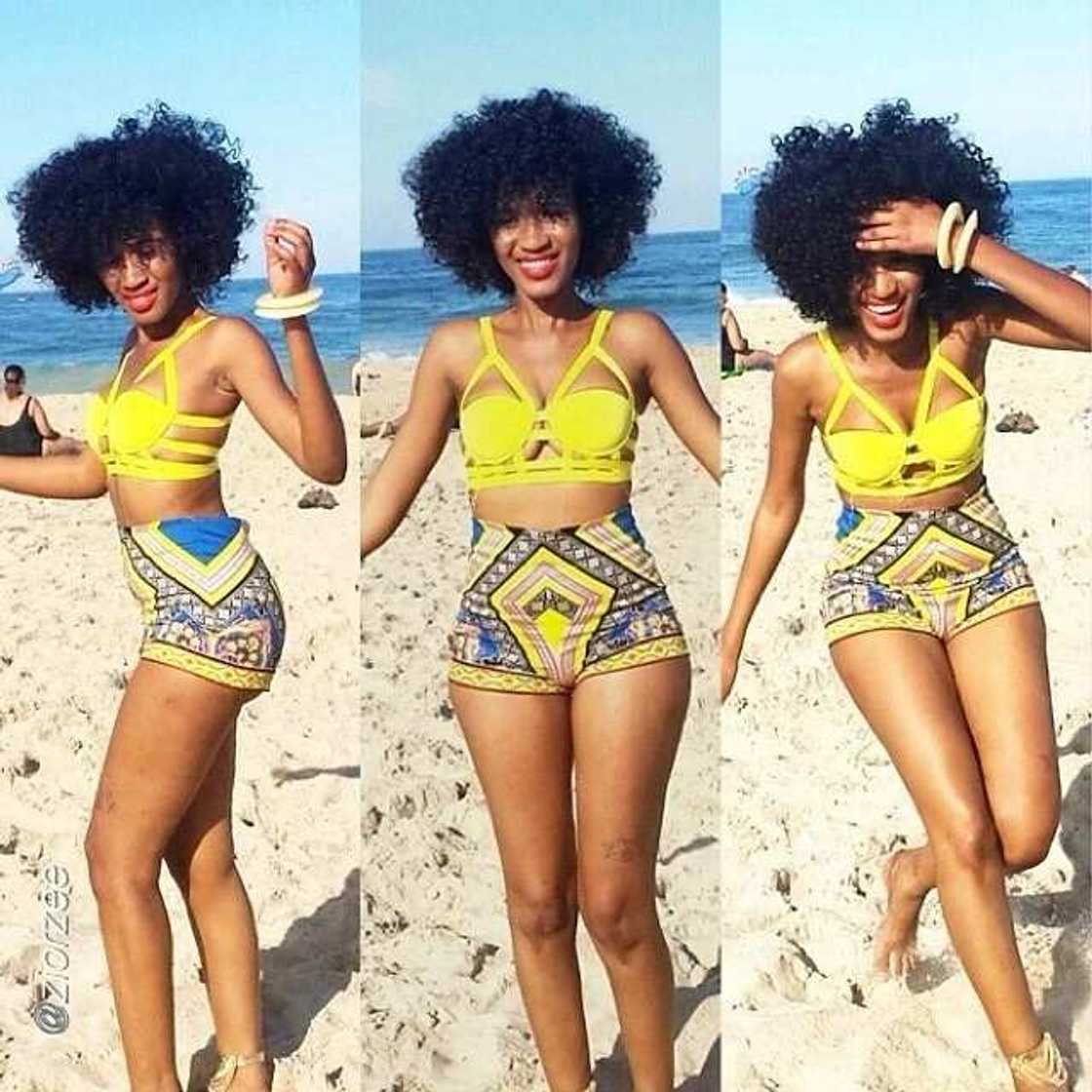 Trendy Ankara beach wears for ladies to rock in 2018 Legit.ng