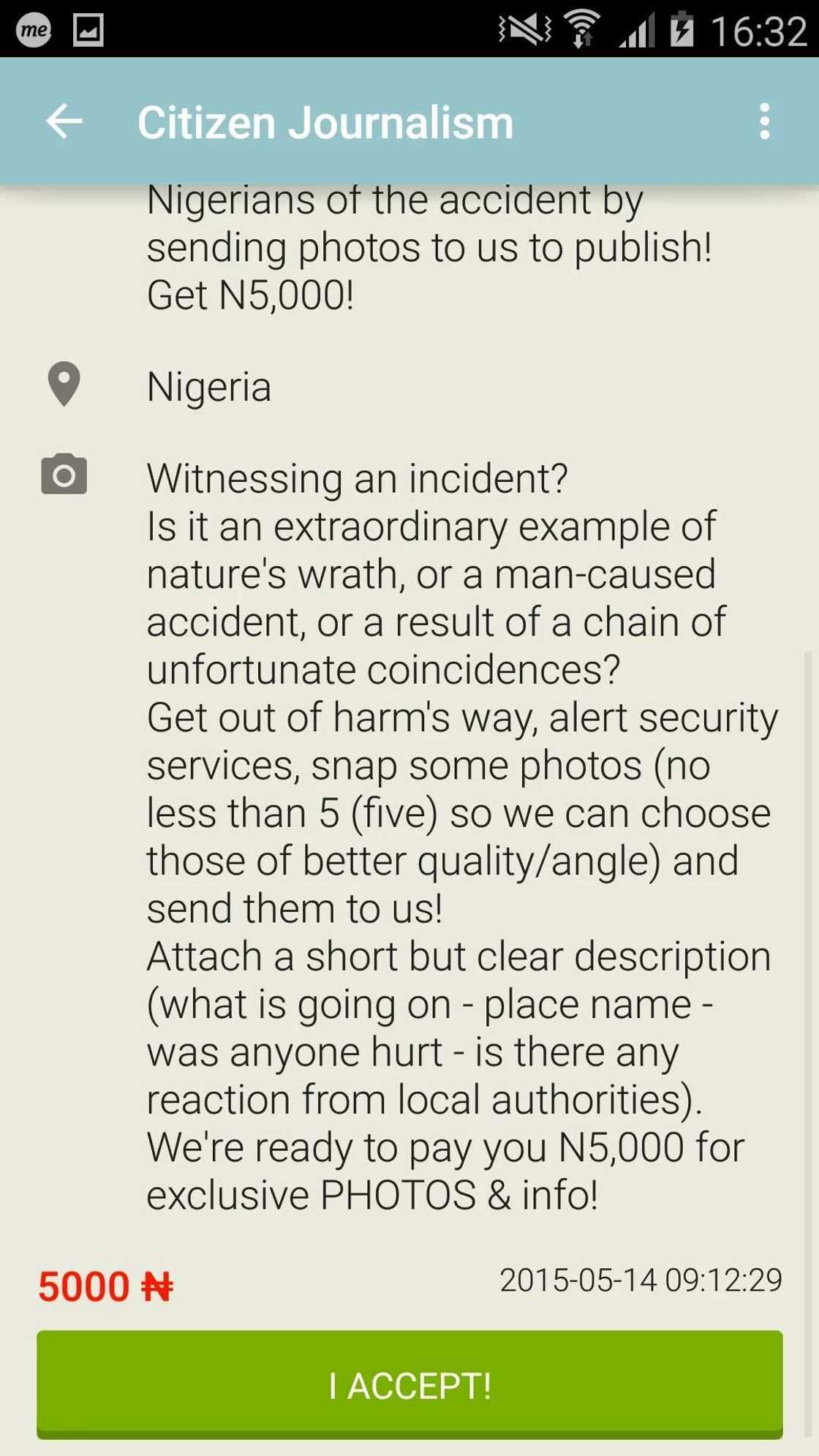 Earn 'Quick Money' Through Naij Citizen Journalism App Earn 'Quick Money' Through Naij Citizen Journalism App