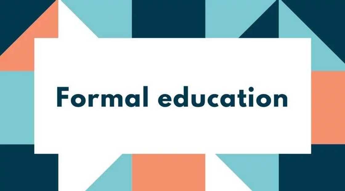 formal education formal education