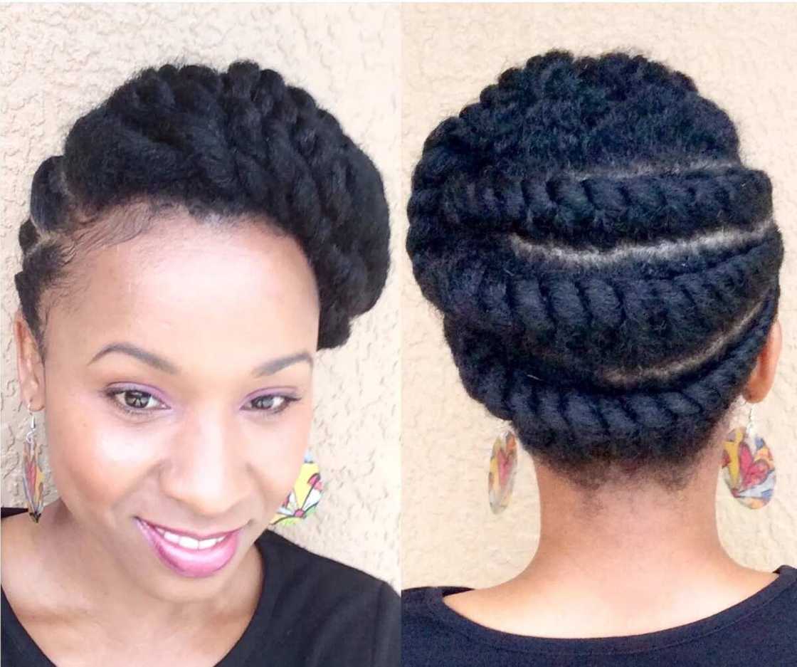 Natural flat twist Natural flat twist