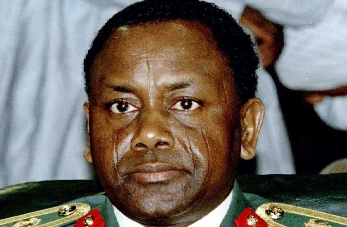 Late general Sani Abacha went after Abiola after the politician declared himself as president Late general Sani Abacha went after Abiola after the politician declared himself as president