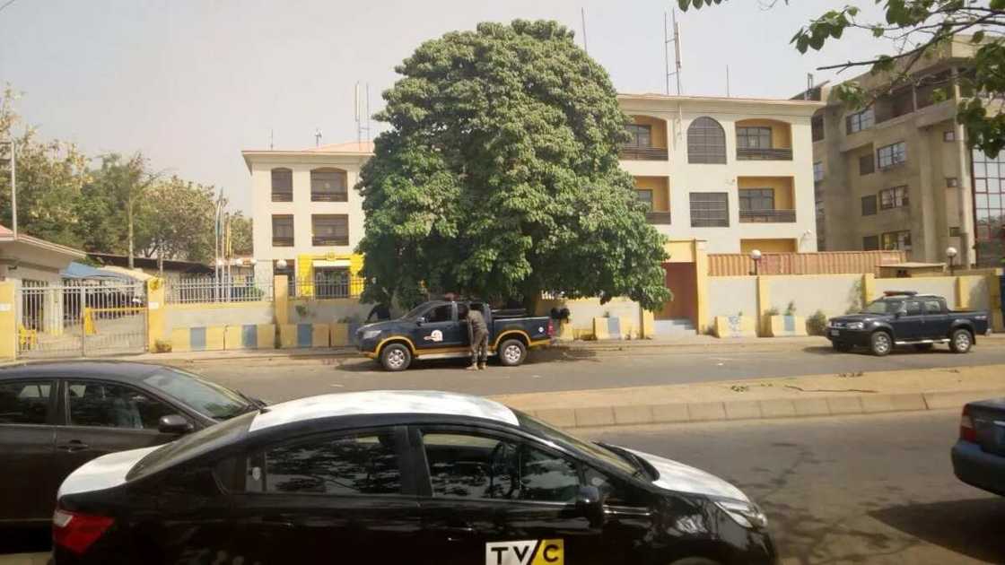 Just in: Protesters attack, loot MTN office in Abuja (Photos)