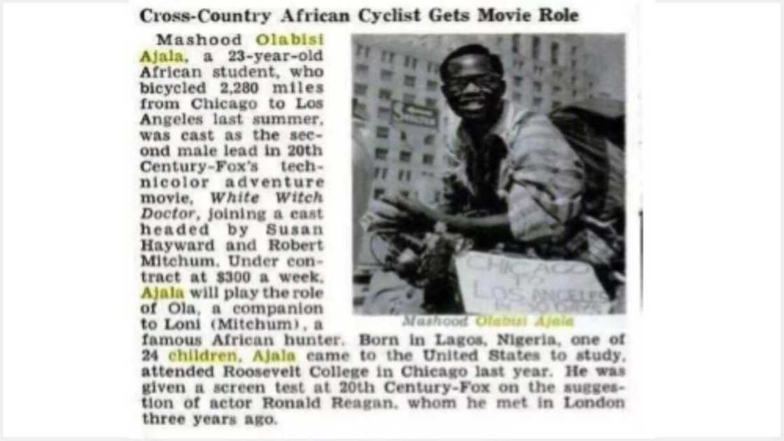 RETRO: The Life and times of Ajala, the first Nigerian to travel round the world RETRO: The Life and times of Ajala, the first Nigerian to travel round the world