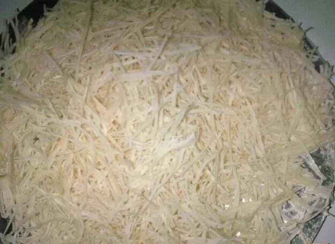 How to prepare Abacha without potash African salad How to prepare Abacha without potash African salad