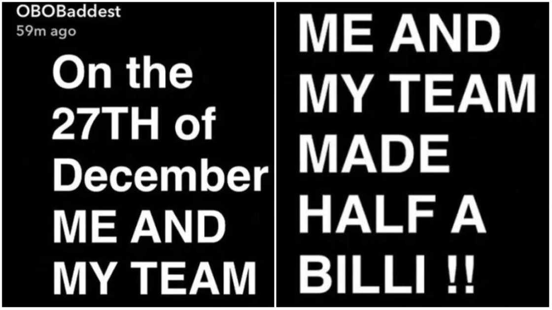 I made N500m on December 27 - Davido I made N500m on December 27 - Davido