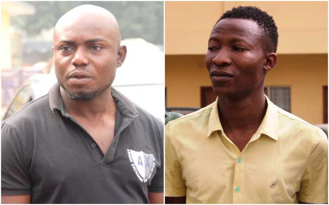 The alleged fraudsters were arrested from Lagos and Ogun state. Photo source: EFCC The alleged fraudsters were arrested from Lagos and Ogun state. Photo source: EFCC