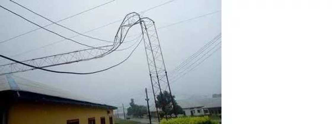 Mast falls on chapel during Sunday service in Akwa Ibom Mast falls on chapel during Sunday service in Akwa Ibom