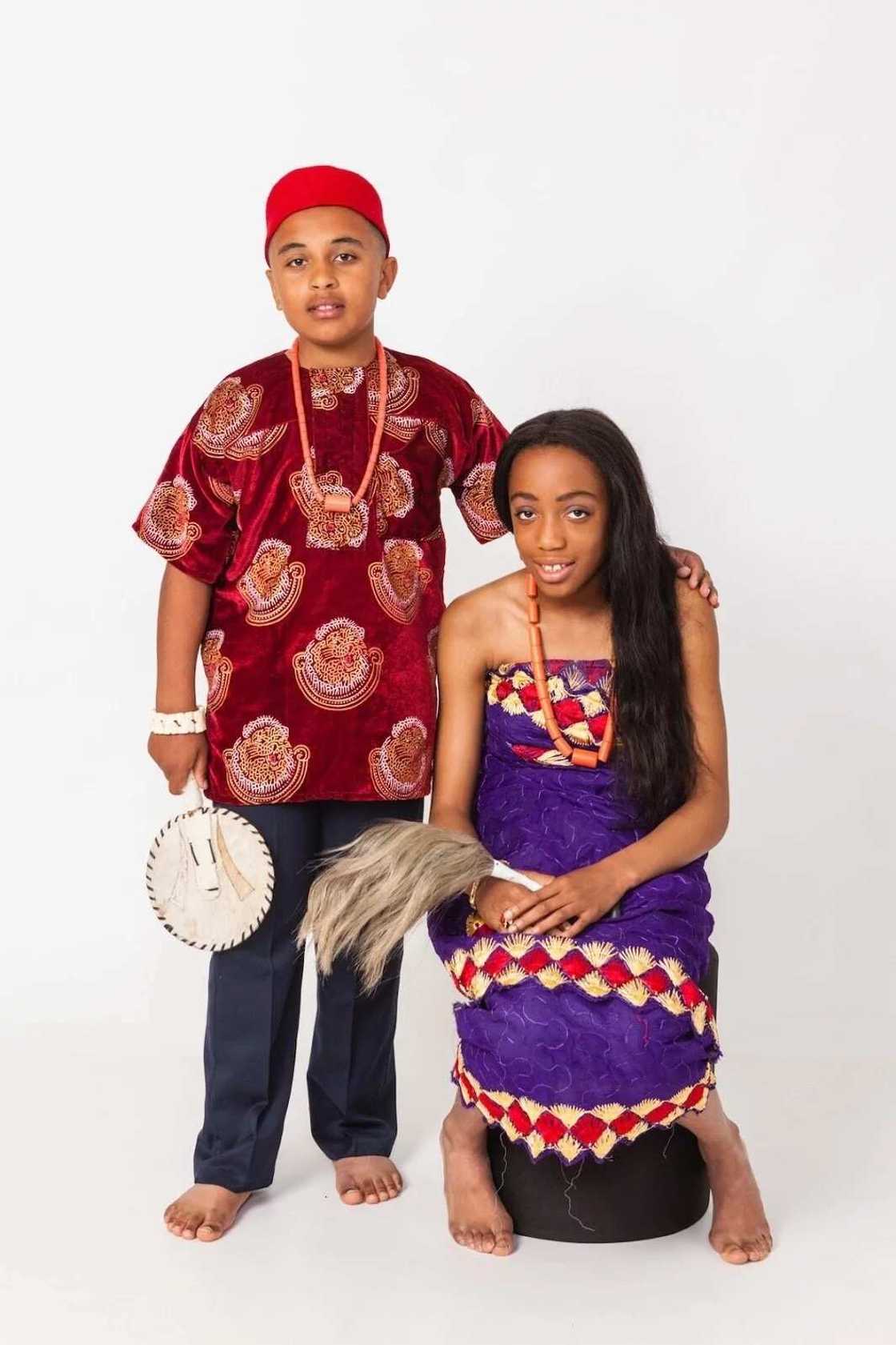Igbo native outfits for children Igbo native outfits for children