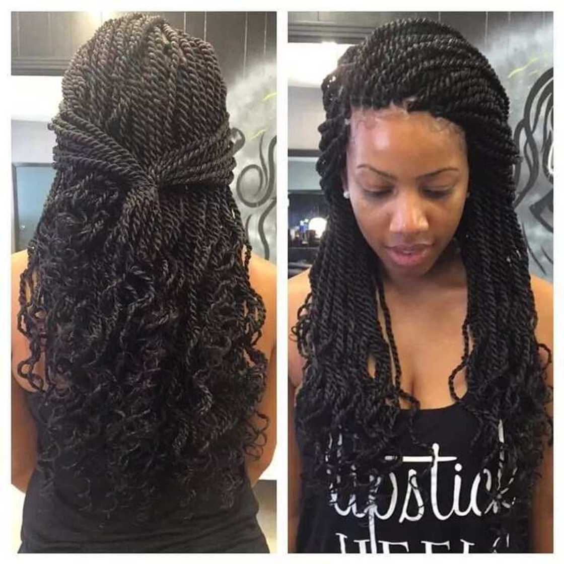 Senegalese twist style