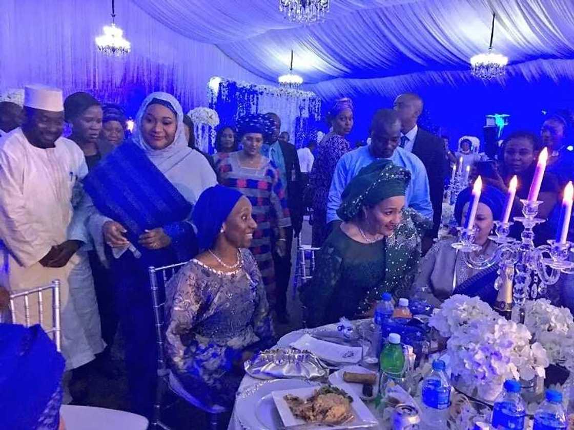 Kyawawan hotunan farko daga auren ‘yar Amina Mohammed