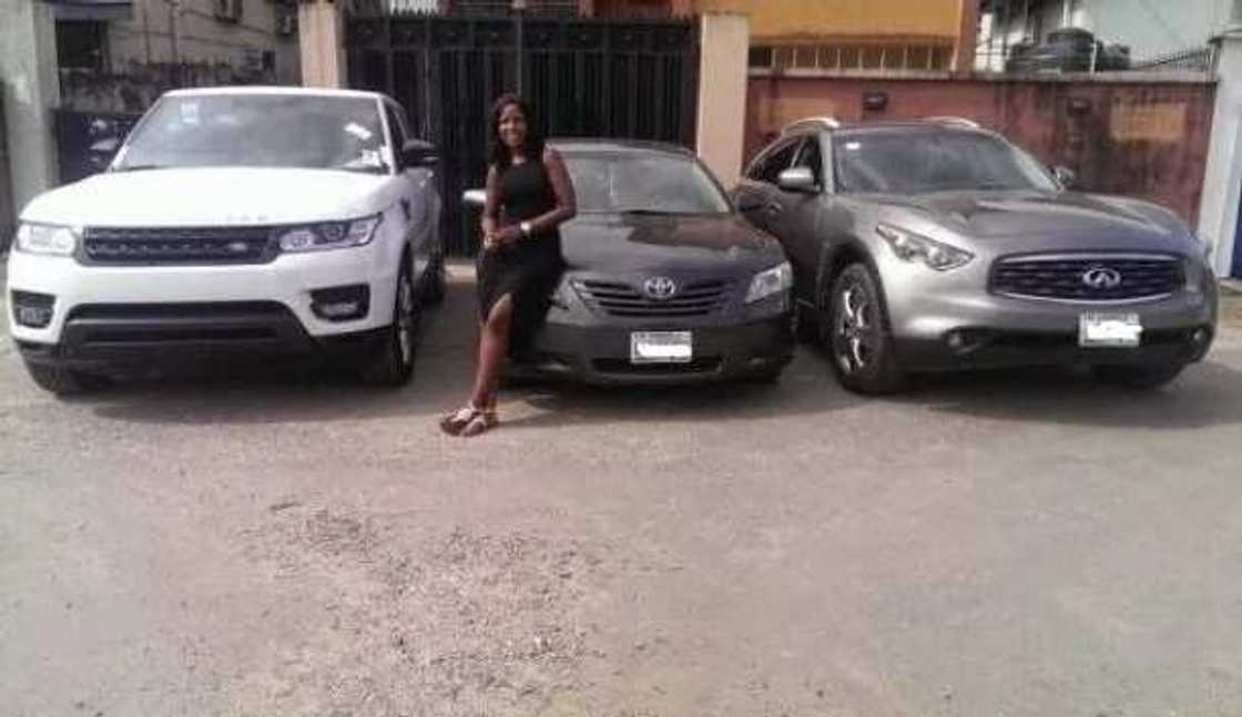 Linda ikeji's cars Linda ikeji's cars