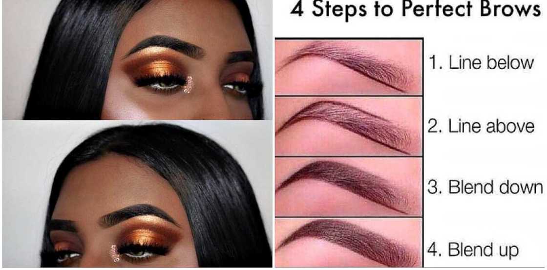 Perfect Nigerian eyebrows Perfect Nigerian eyebrows