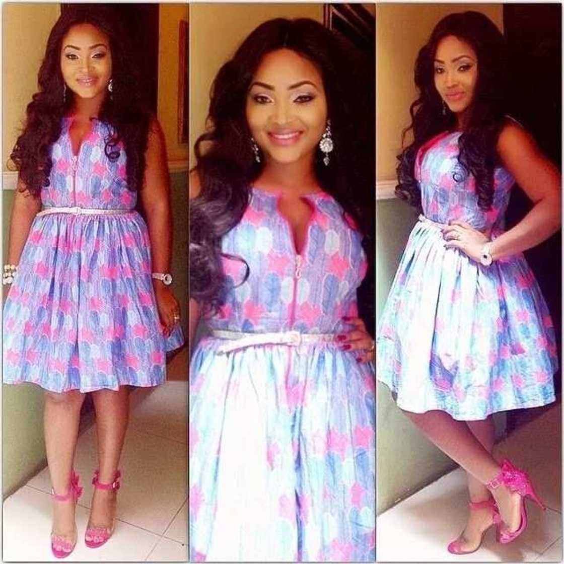 Latest Mercy Aigbe ankara styles - short dresses Latest Mercy Aigbe ankara styles - short dresses